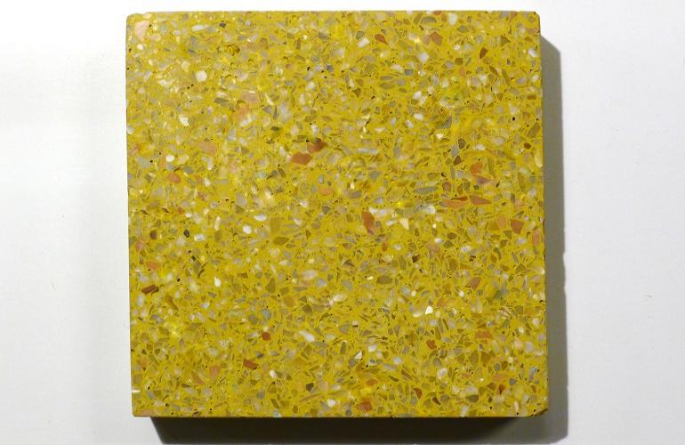 Gele terrazzo