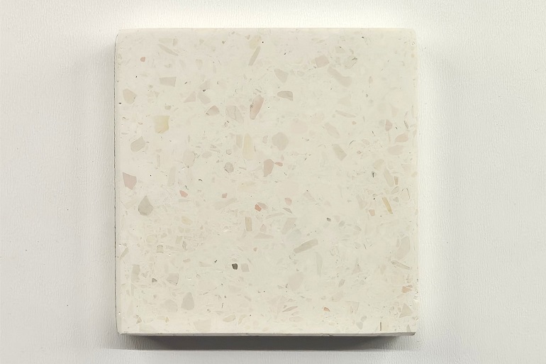 Witte terrazzo