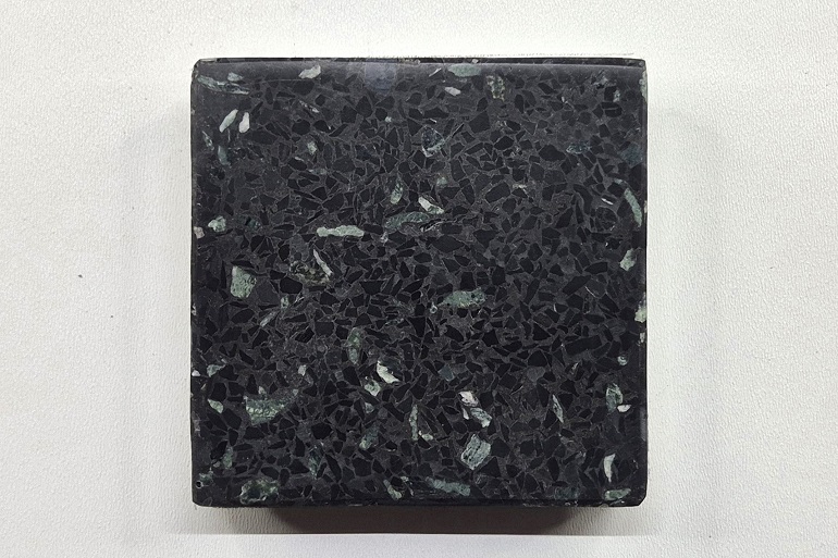 Zwarte terrazzo